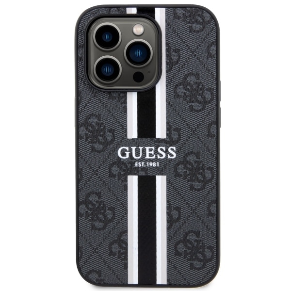 Guess 4G Printed Stripes - θήκη για Apple iPhone 14 Pro - Μαύρο - Image 3