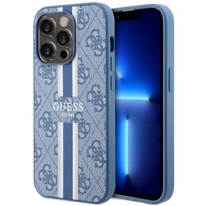 Guess 4G Printed Stripes - θήκη για Apple iPhone 14 Pro - Μπλε
