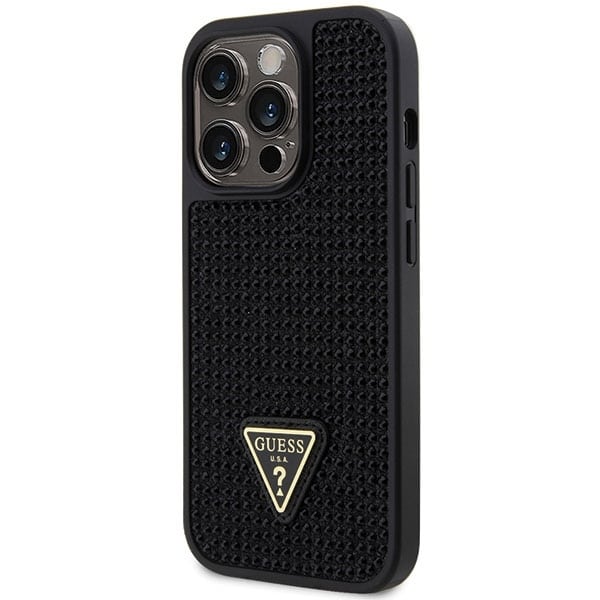 Guess Rhinestone Triangle - θήκη για Apple iPhone 14 Pro - Μαύρο - Image 2