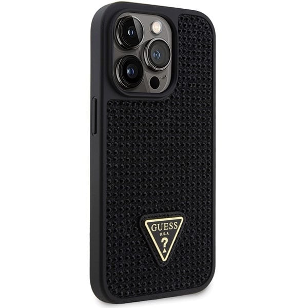 Guess Rhinestone Triangle - θήκη για Apple iPhone 14 Pro - Μαύρο - Image 4
