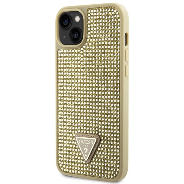 Guess Rhinestone Triangle - θήκη για Apple iPhone 14 - Χρυσό - Image 2