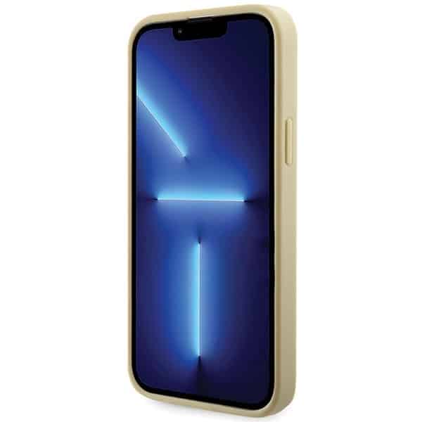 Guess Rhinestone Triangle - θήκη για Apple iPhone 14 - Χρυσό - Image 5
