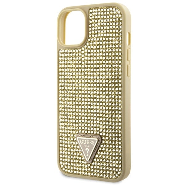 Guess Rhinestone Triangle - θήκη για Apple iPhone 14 Plus - Χρυσό - Image 6