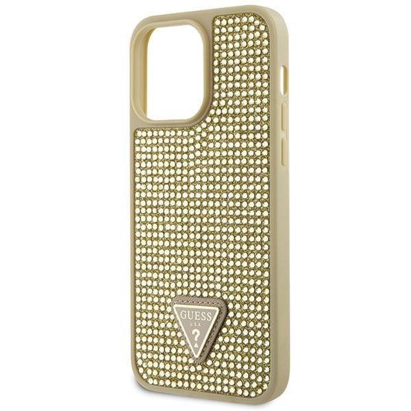 Guess Rhinestone Triangle - θήκη για Apple iPhone 14 Pro Max - Χρυσό - Image 6