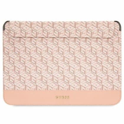 Guess Θήκη GUCS14HGCFSEP 14" ροζ/pink GCube Stripes