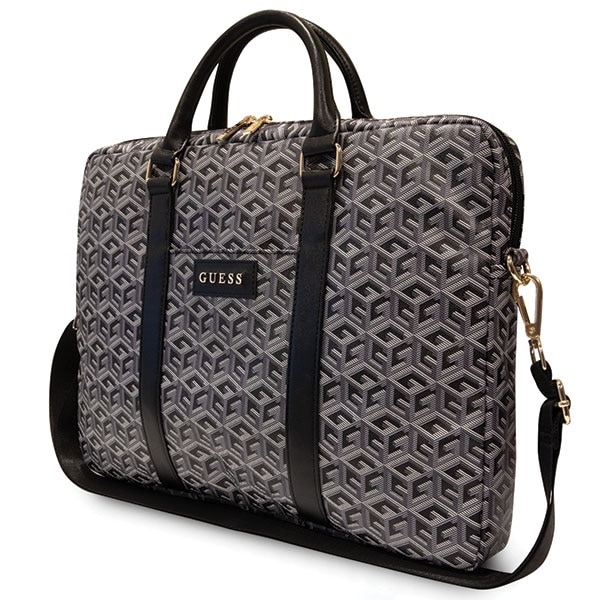 Guess Τσάντα GUCB15HGCFSEK 16" μαύρο/black GCube Stripes - Image 2