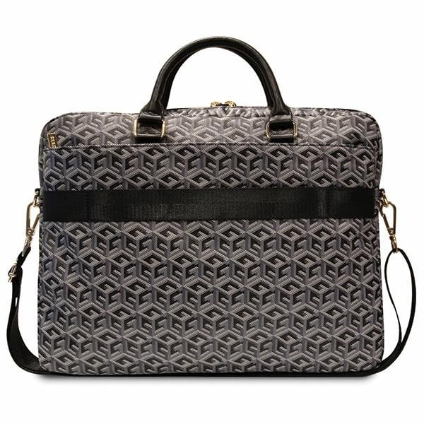 Guess Τσάντα GUCB15HGCFSEK 16" μαύρο/black GCube Stripes - Image 3