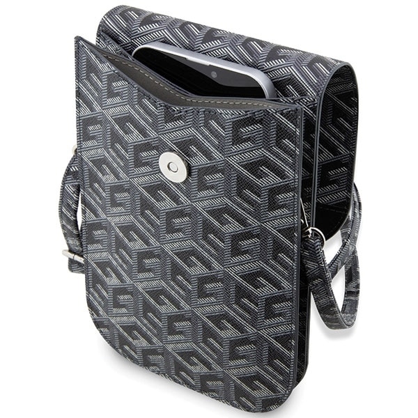 Guess Τσάντα GUWBHGCFSEK μαύρο/black GCube Stripe - Image 4