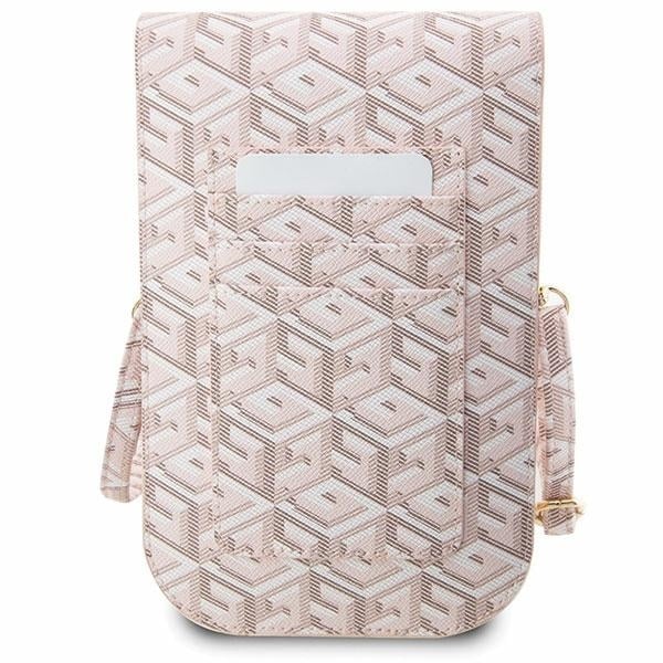 Guess Τσάντα GUWBHGCFSEP ροζ GCube Stripe - Image 5