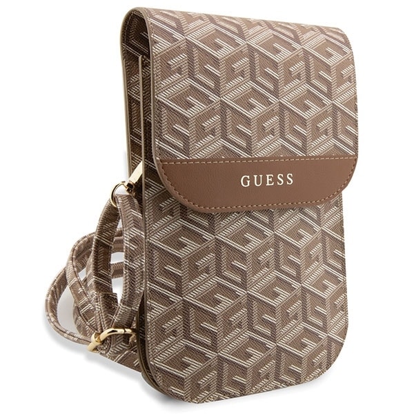 Guess Τσάντα GUWBHGCFSEW καφέ/brown GCube Stripe - Image 3