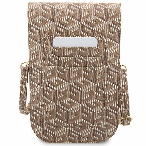Guess Τσάντα GUWBHGCFSEW καφέ/brown GCube Stripe - Image 5