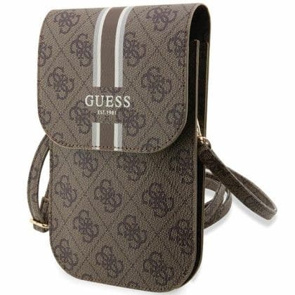 Guess Τσάντα GUWBP4RPSW καφέ/brown 4G Stripes