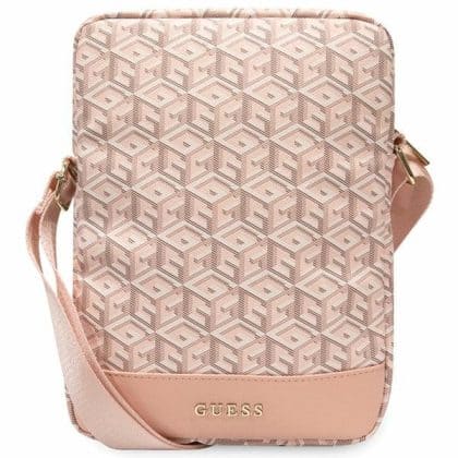 Guess Τσάντα GUTB10HGCFSEP 10" ροζ/pink GCube Stripe Tablet Bag
