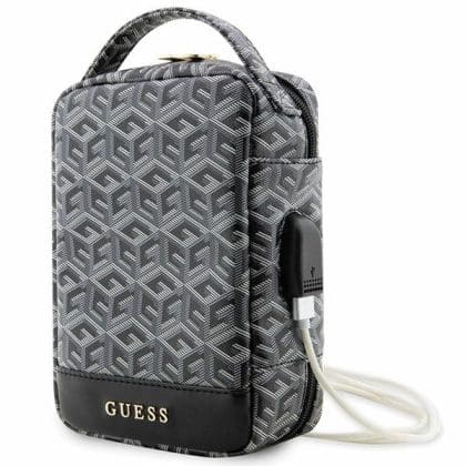 Guess Τσάντα GUHBHGCFSEK Organizer μαύρο/black GCube Stripe