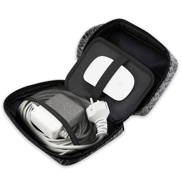 Guess Τσάντα GUHBHGCFSEK Organizer μαύρο/black GCube Stripe - Image 4