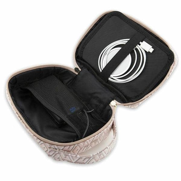 Guess Τσάντα GUHBHGCFSEP Organizer ροζ/pink GCube Stripe - Image 4
