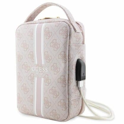 Guess Τσάντα GUHBP4RPSP Organizer ροζ/pink 4G Printed Stripes