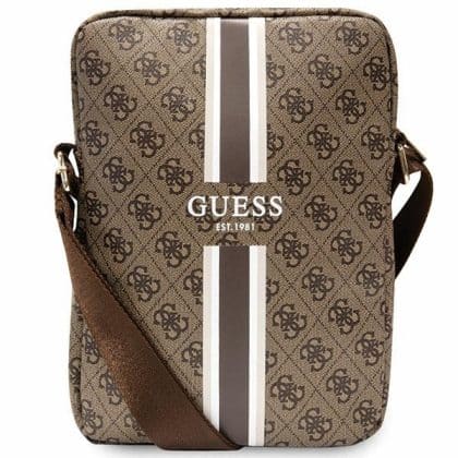 Guess Τσάντα GUTB10P4RPSW 10" καφέ/brwon 4G Stripes Tablet Bag