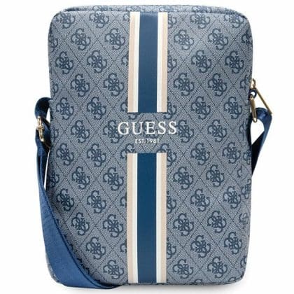 Guess Τσάντα GUTB10P4RPSB 10" Μπλε/blue 4G Stripes Tablet Bag