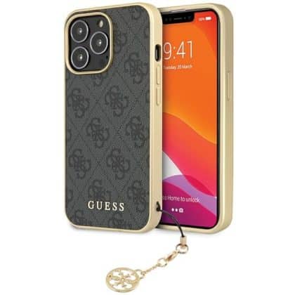 Guess Charms Collection - θήκη για Apple iPhone 14 Pro - Γκρι