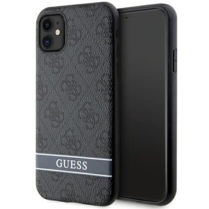 Guess Stripe - θήκη για Apple iPhone 11 - Γκρι