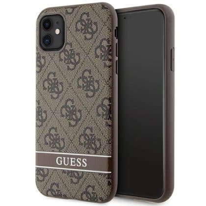 Guess Stripe - θήκη για Apple iPhone 11 - Καφέ