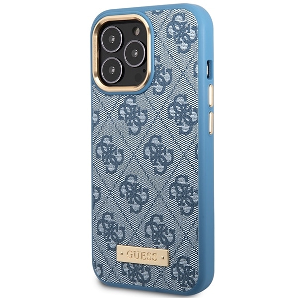Guess Logo Plate MagSafe - θήκη για Apple iPhone 14 Pro - Μπλε - Image 2