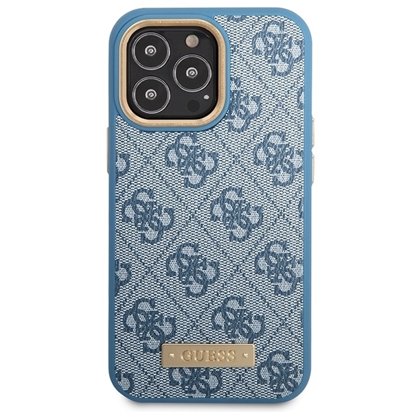 Guess Logo Plate MagSafe - θήκη για Apple iPhone 14 Pro - Μπλε - Image 3