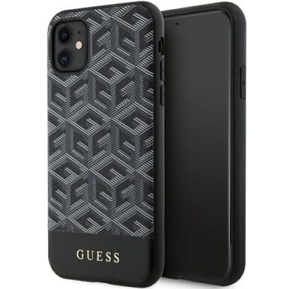 Guess GCube Stripes MagSafe - θήκη για Apple iPhone 11 - Μαύρο