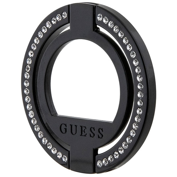 Guess MagSafe Ring stand GUMRSALDGK μαύρο/black Rhinestone - Image 2