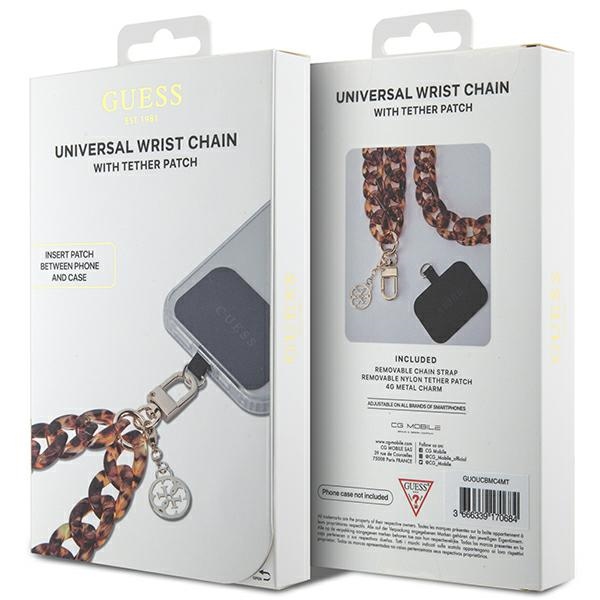 Guess GUOUCBMC4MT Universal Big Hand Strap Acetate Acrylic 4G Charm - Image 2