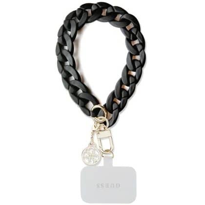 Guess GUOUCBMC4MK Universal Big Hand Strap μαύρο/black Acrylic 4G Charm