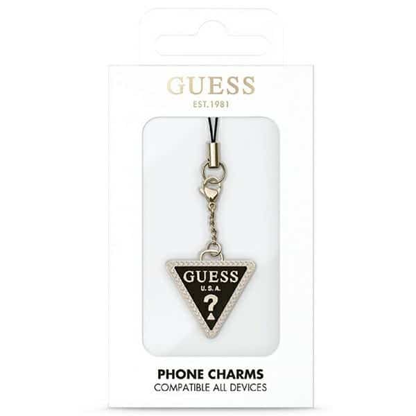 Guess charm GUCPMTDCK Phone Strap Triangle Diamond Charm with Rhinestones - Image 2