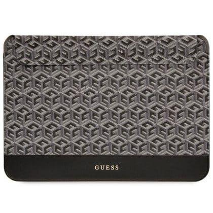 Guess Θήκη GUCS16HGCFSEK 16" μαύρο /black GCube Stripes