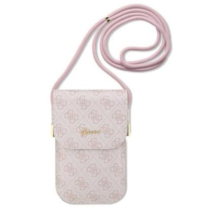 Guess Τσάντα GUOWBP4SNSP ροζ/pink 4G Metal Script Logo