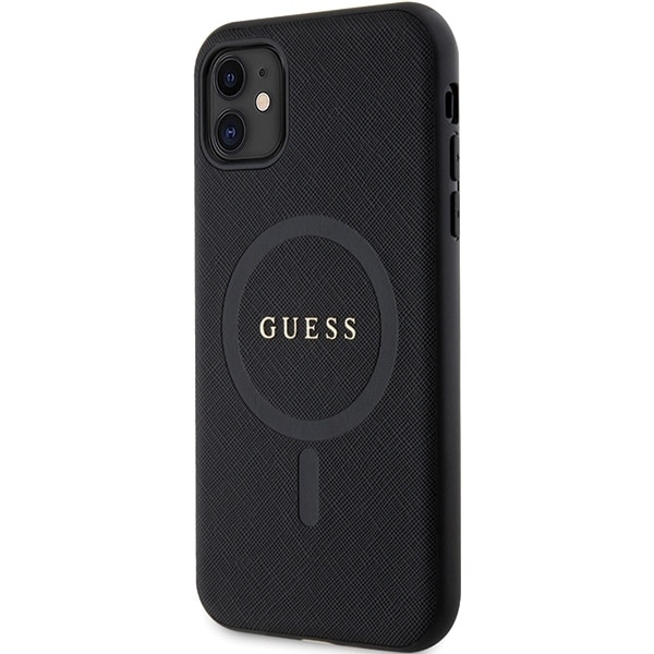 Guess Saffiano Magsafe - θήκη για Apple iPhone 11 - Μαύρο - Image 2