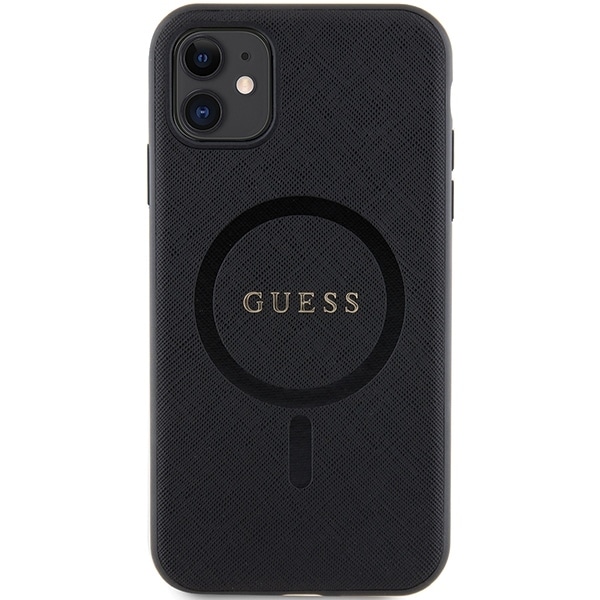 Guess Saffiano Magsafe - θήκη για Apple iPhone 11 - Μαύρο - Image 3