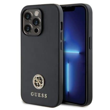 Guess Strass Metal Logo - θήκη για Apple iPhone 13 Pro - Μαύρο