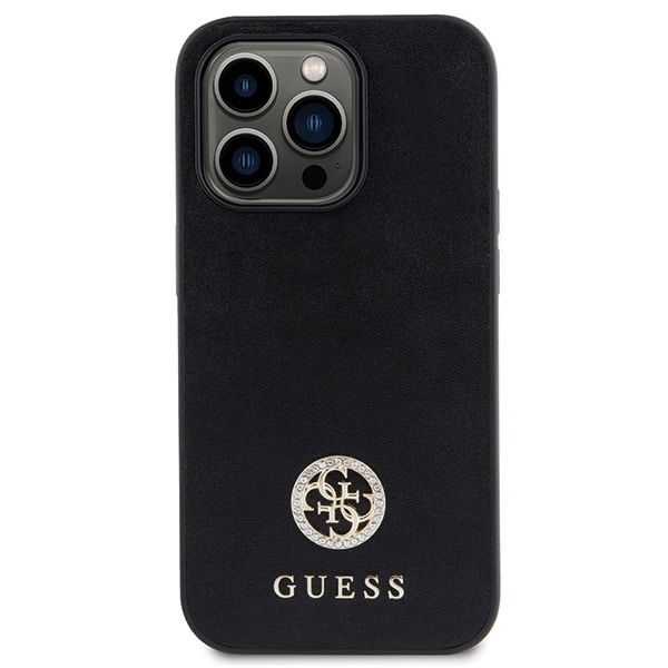 Guess Strass Metal Logo - θήκη για Apple iPhone 13 Pro - Μαύρο - Image 3
