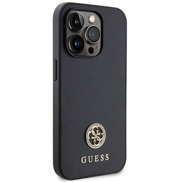 Guess Strass Metal Logo - θήκη για Apple iPhone 13 Pro - Μαύρο - Image 4