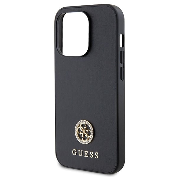 Guess Strass Metal Logo - θήκη για Apple iPhone 13 Pro - Μαύρο - Image 6