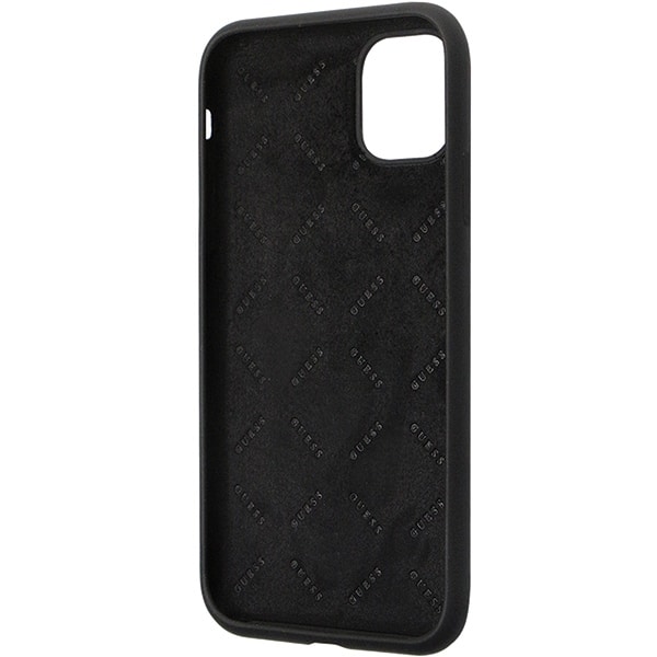 Guess Silicone Logo Strass - θήκη για Apple iPhone 11 - Μαύρο - Image 7