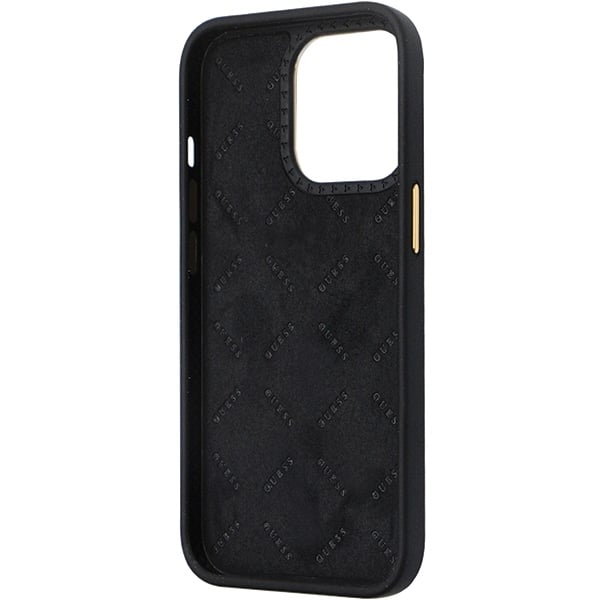 Guess Silicone Logo Strass - θήκη για Apple iPhone 13 Pro / - Μαύρο - Image 7