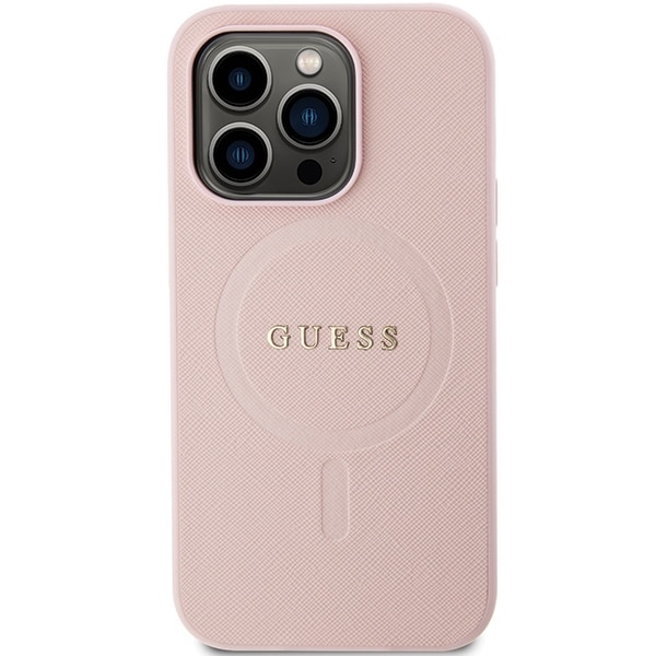 Guess Saffiano MagSafe - θήκη για Apple iPhone 14 Pro - Ροζ - Image 3