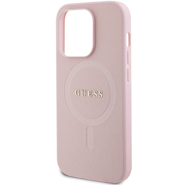 Guess Saffiano MagSafe - θήκη για Apple iPhone 14 Pro - Ροζ - Image 6