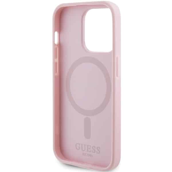 Guess Saffiano MagSafe - θήκη για Apple iPhone 14 Pro - Ροζ - Image 7