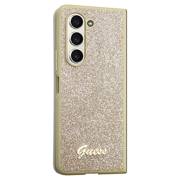 Guess Glitter Script - θήκη για Samsung Galaxy Z Fold5 - Χρυσό - Image 5