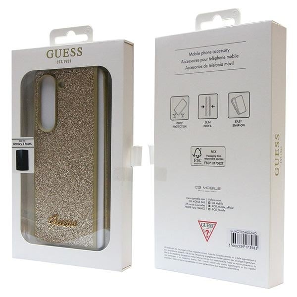 Guess Glitter Script - θήκη για Samsung Galaxy Z Fold5 - Χρυσό - Image 7