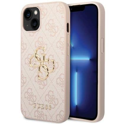 Guess Big Metal Logo - Apple iPhone 15 / 14 / 13 - Ροζ