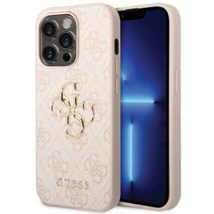 Guess 4G Big Metal Logo - θήκη για Apple iPhone 15 Pro - Ροζ